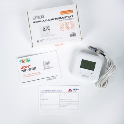 Термостат комнатный ZONT МЛ-232 (RS-485)