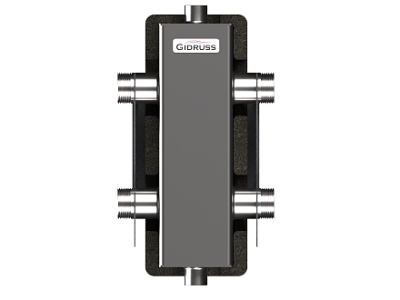 Гидравлический разделитель из нерж. стали в термоизоляции GRSS-60-25.EPP (до 60кВт, G 1")