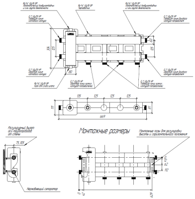Балансировочный коллектор GIDRUSS BMSS-60-3D.EPP, 60 кВт, вх. G 1″, 2=1" + 1=1″, в изоляции
