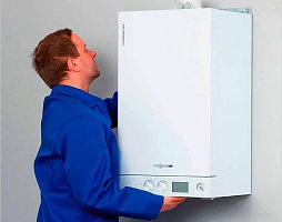 Монтаж котла